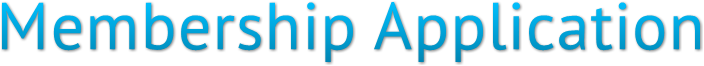 Membership Application Membership Application